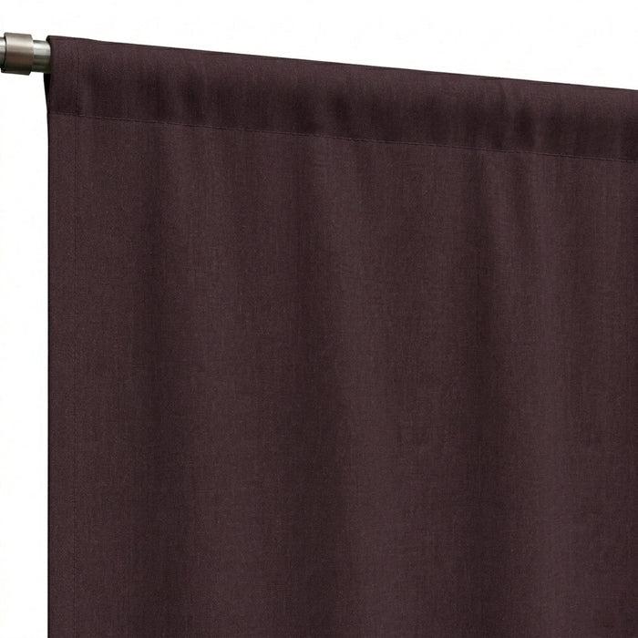 Mauve Luxury Plush Drape