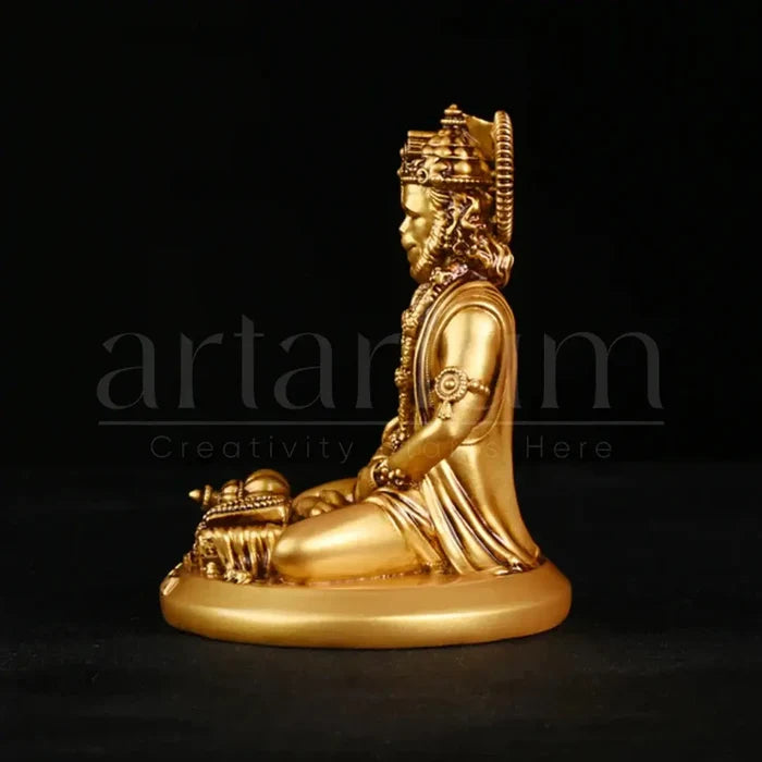 Meditating Hanuman Car Dashboard