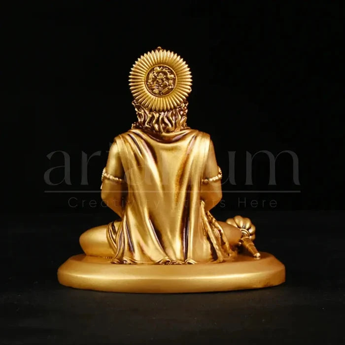 Meditating Hanuman Car Dashboard