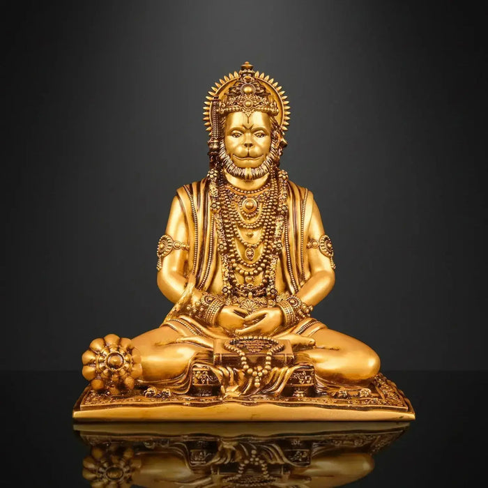 Meditating Lord Hanuman Idol