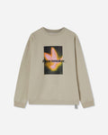 OAMC Peacemaker Peacemaker Bird Loose Fit Crewneck Sand Sweatshirts Crewneck PCM1ON01HFT001004 SAND