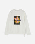 OAMC Peacemaker Peacemaker Bird Loose Fit Crewneck Snow White Sweatshirts Crewneck PCM1ON01HFT001002 WHT