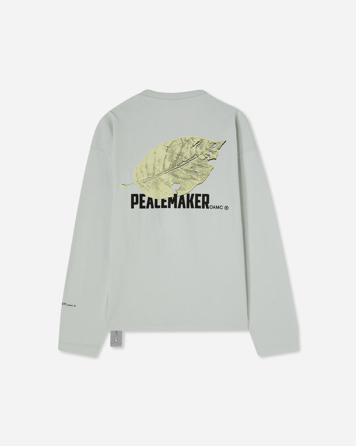 OAMC Peacemaker Peacemaker Leaf Loose Fit Crewneck Ice Flow Sweatshirts Crewneck PCM1OT04QJE002091 ICE