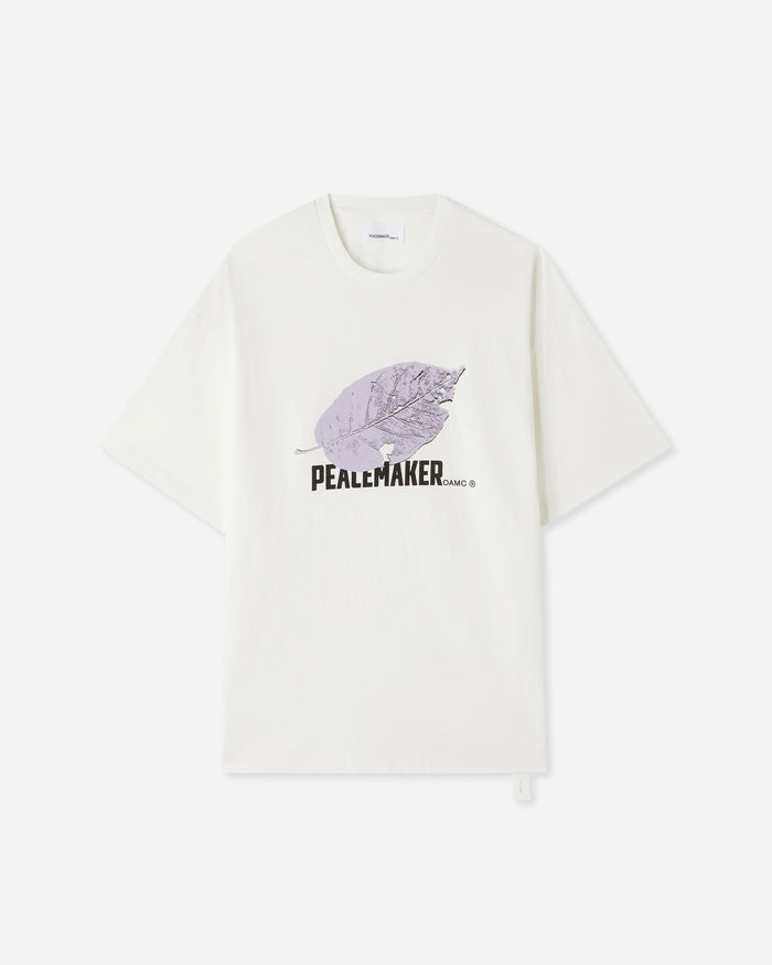 OAMC Peacemaker Peacemaker Leaf S/S Tshirt Snow White T-Shirts Top PCM1OT02QJE002002 WHT