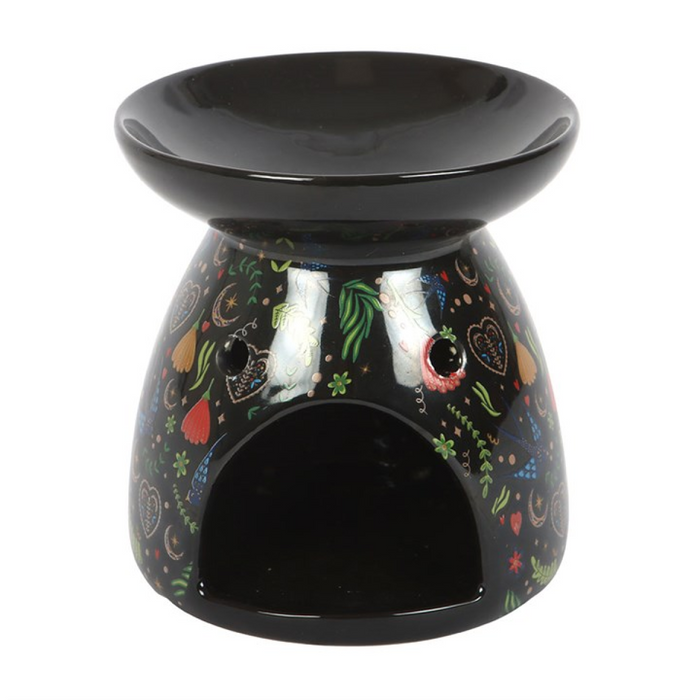 Midnight Bloom Print Oil Burner