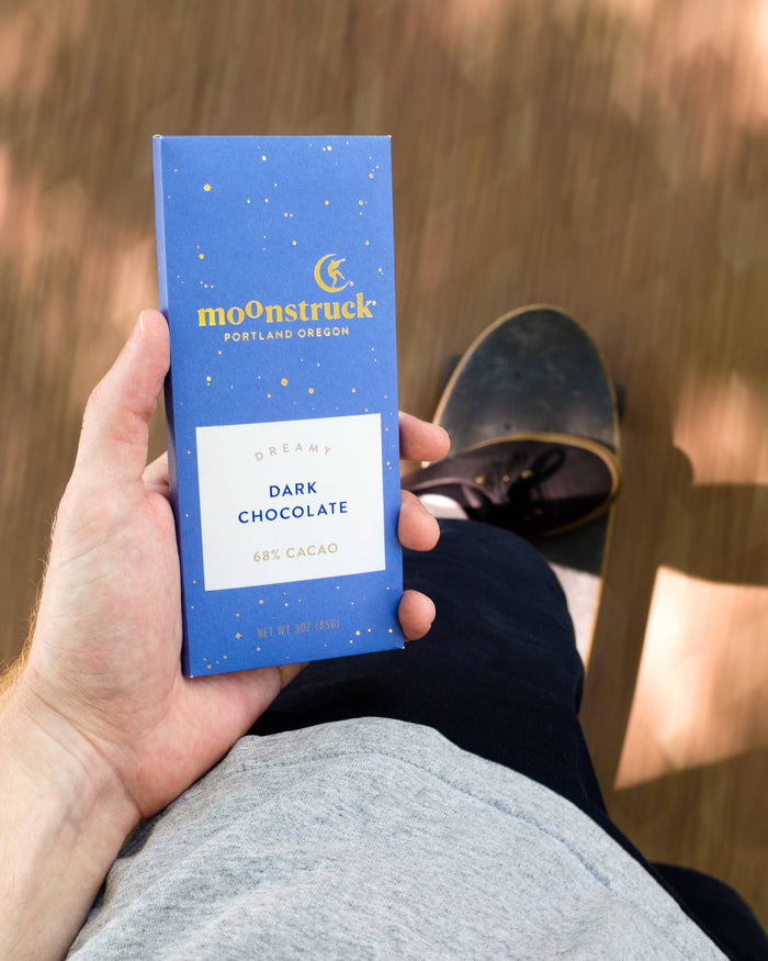 Moonstruck Chocolate Dreamy Dark Chocolate Bar