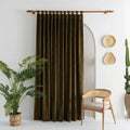 Moss Luxury Plush Drape
