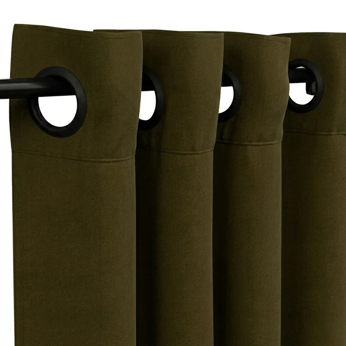 Moss Luxury Plush Drape