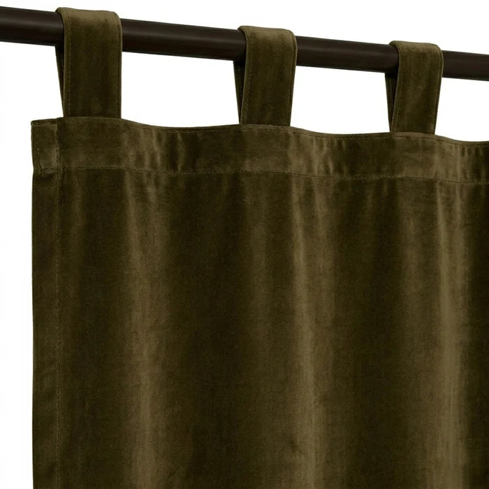 Moss Luxury Plush Drape