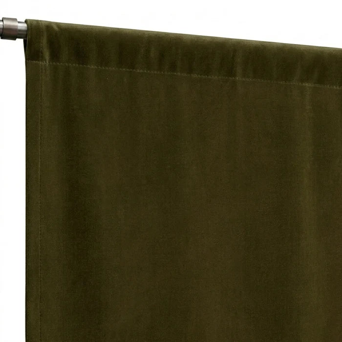 Moss Luxury Plush Drape