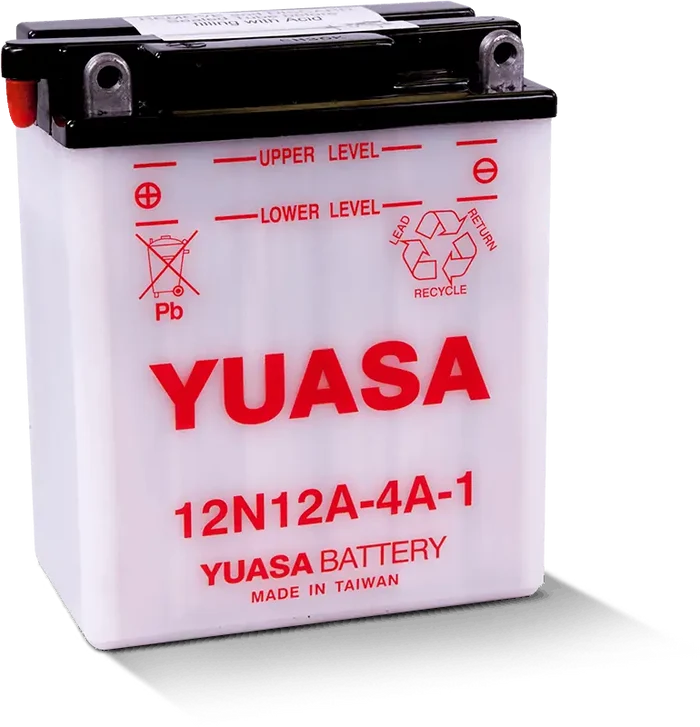 Motorcycle 12N12A-4A-1 12V 500 CCA 12 AH Flooded Powersports Battery