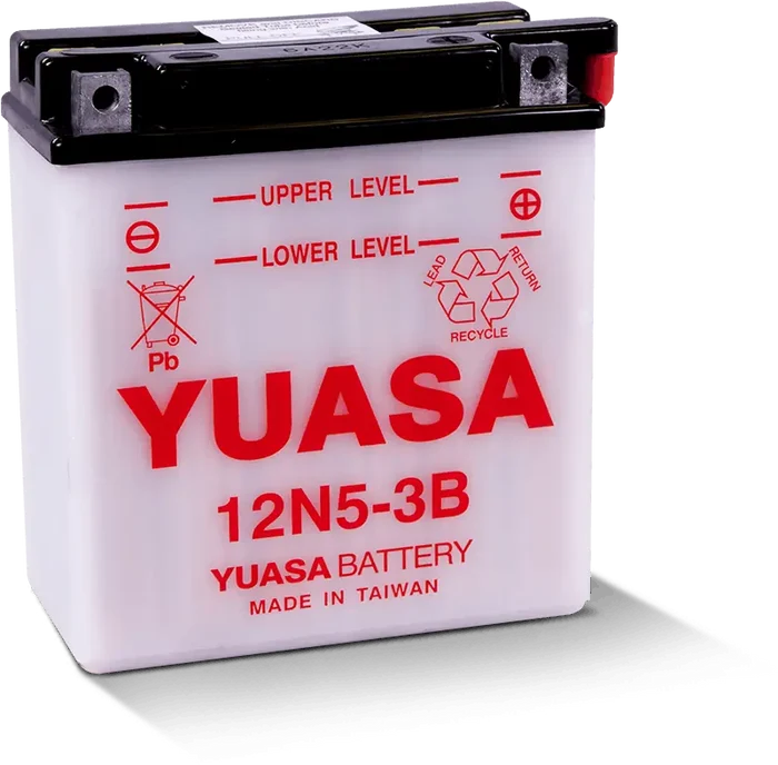 Motorcycle 12N5-3B 12V 40 CCA 5 AH Flooded Lead Acid Powersports Battery