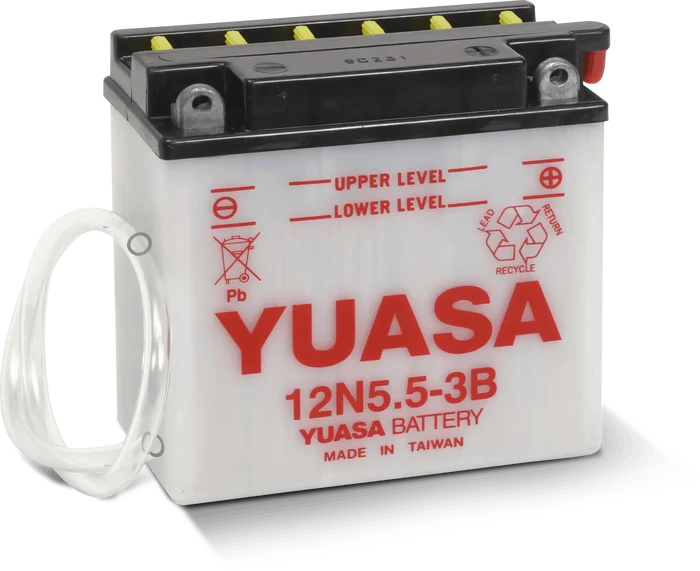 Motorcycle 12N5.5-3B 12V 5.5Ah Flooded Powersports Battery