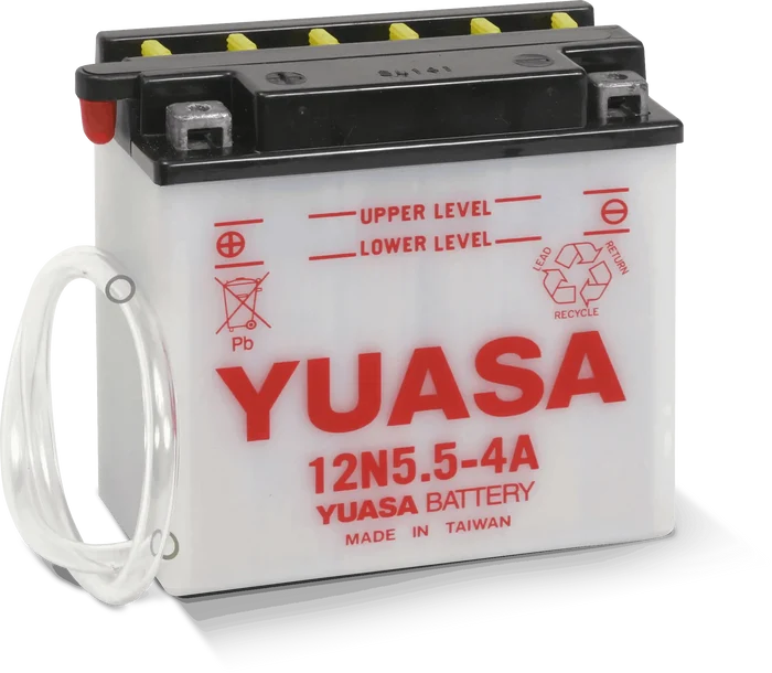 Motorcycle 12N5.5-4A 12V 55 5.5AH Flooded Lead Acid Powersports Battery