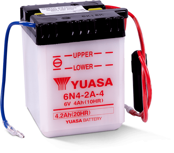Motorcycle 6N4-2A-4 6V 4AH Flooded Lead Acid Powersports Battery