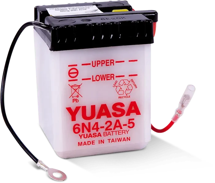 Motorcycle 6N4-2A-5 6V 24CCA 4Ah Conventional Powersports Battery
