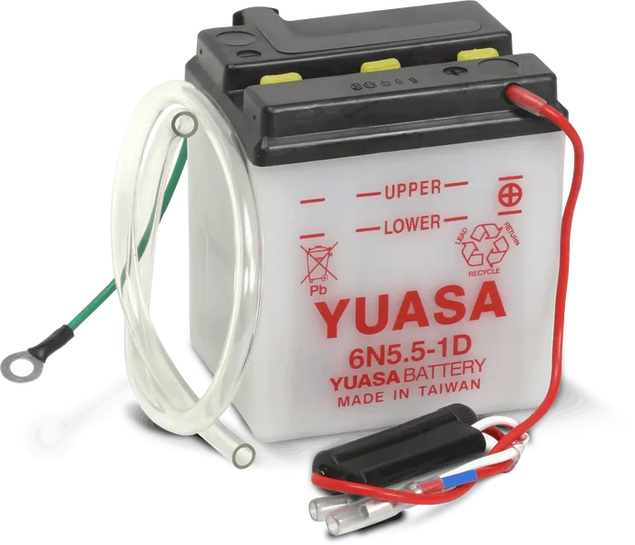 Motorcycle 6N5.5-1D 6V Flooded Lead Acid 5.5 AH Powersports Battery