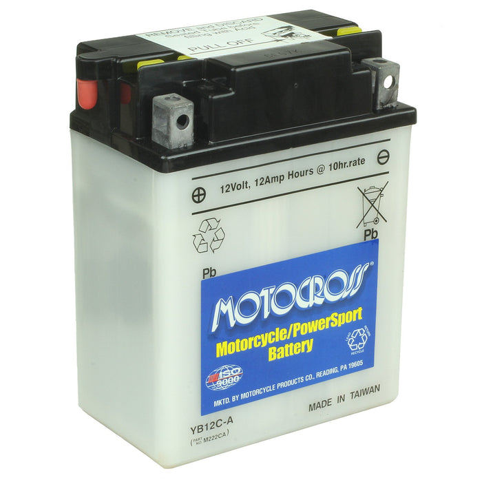Motorcycle CB12C-A 12V 165CCA 12Ah Flooded Lead Acid Powersports Battery