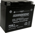 Motorcycle PT12B-4 12V 120CCA 10Ah AGM Powersports Battery