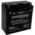 Motorcycle PT14B-4 12V 170CCA 12Ah AGM Powersports Battery