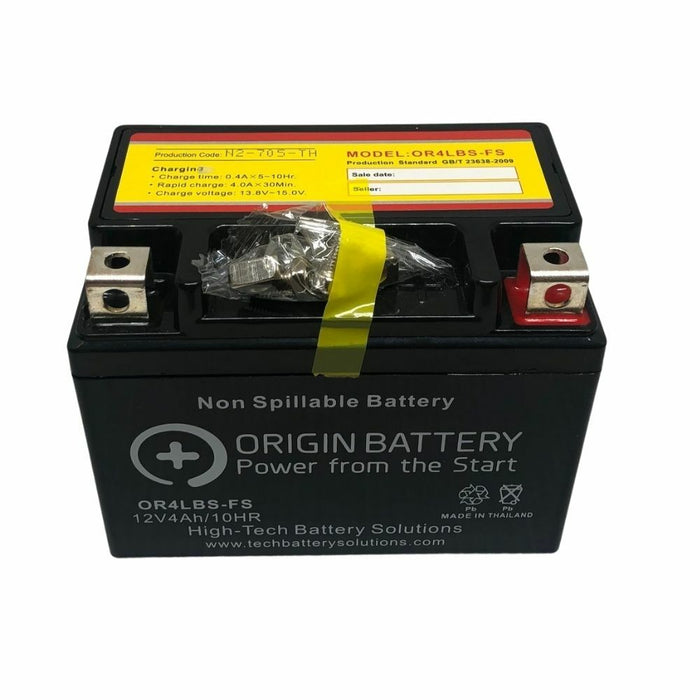 Motorcycle PTX4LBS-FS 12V 50CCA 3Ah AGM Powersports Battery