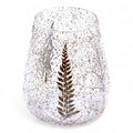 Natural Floral Glass - Large Bowl Candle Holder - Pino - (15x12cm)