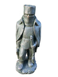 22nice4me Garden Statues 70cm Ned Kelly fiber clay figurine with a rustic hand-painted finish and rifle detail.