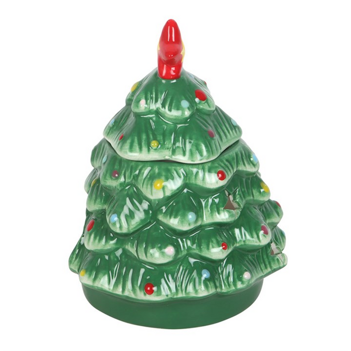 Nostalgic Christmas Tree Shaped Ceramic Oil Burner