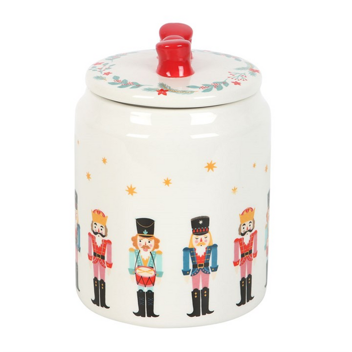 Nutcracker Storage Jar with Bow