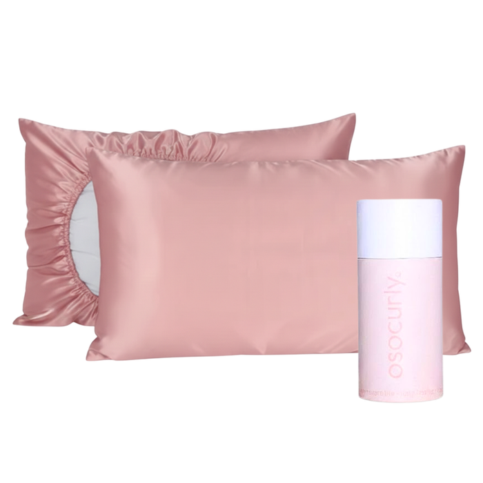 O So Curly Reversible Satin Pillowcase