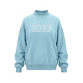 Omega Phi Alpha 1967 Mock Neck Sweatshirt - Sky Blue
