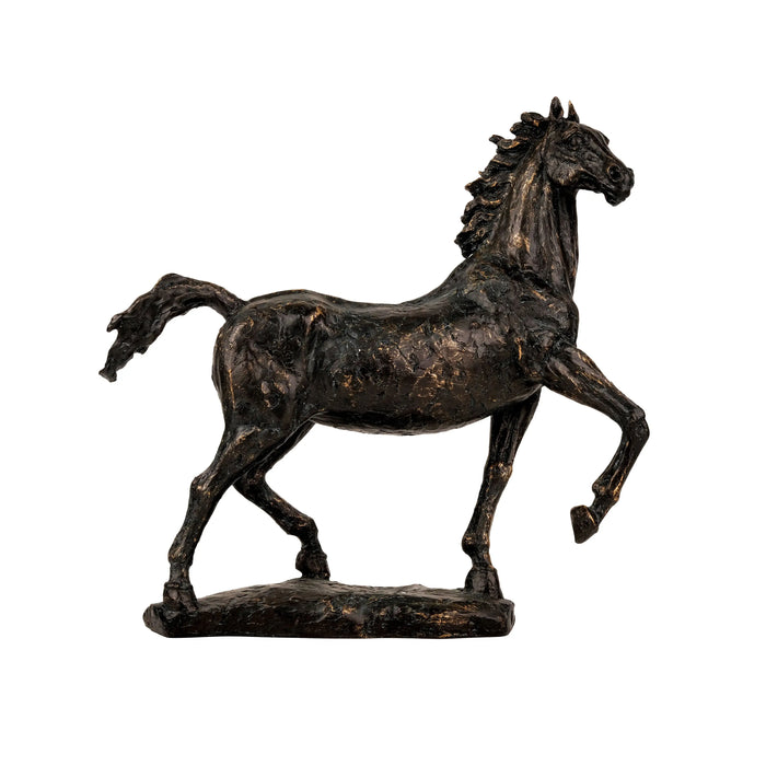 On a Dancing Trot - Horse Figurine