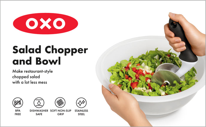 OXO SALAD CHOPPER WITH BOWL