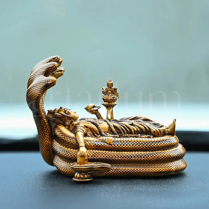 Padmanabhaswamy Idol Car Dashboard