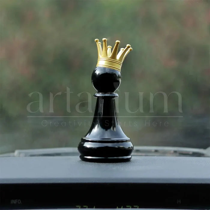 Pawn With Crown Chess Piece