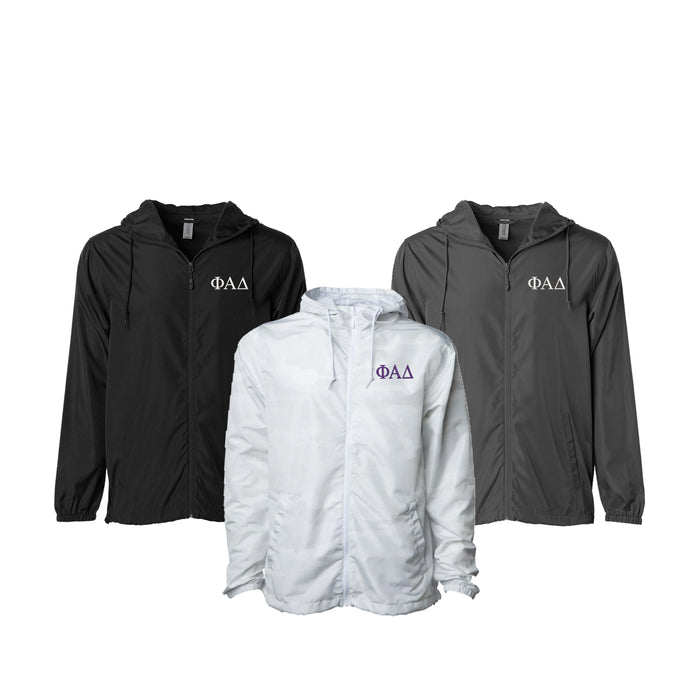 Phi Alpha Delta Windbreaker Jacket - Letters