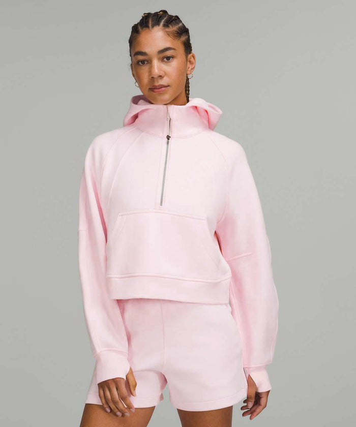Phi Chi Theta lululemon Scuba Oversized Half-Zip Hoodie - Blissful Pink