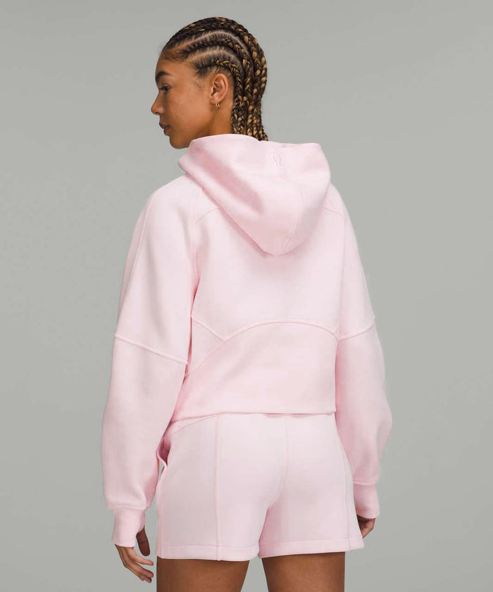 Phi Chi Theta lululemon Scuba Oversized Half-Zip Hoodie - Blissful Pink