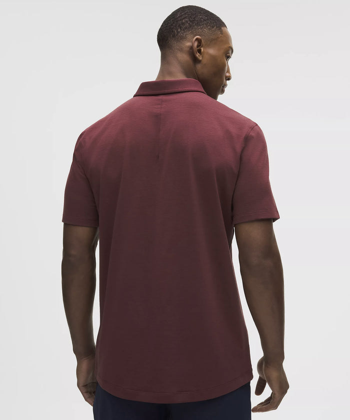 Phi Sigma Pi lululemon Evolution Short-Sleeve Polo - Wineberry