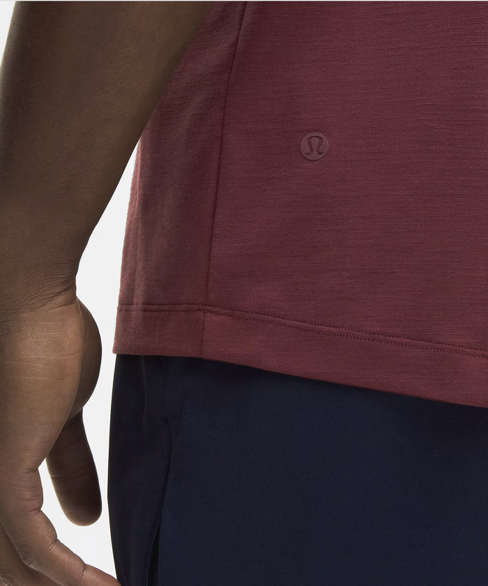Phi Sigma Pi lululemon Evolution Short-Sleeve Polo - Wineberry