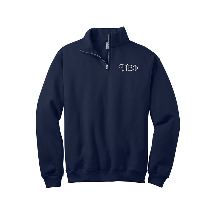 Pi Beta Phi Qzip Sweatshirt - New Logo Letters
