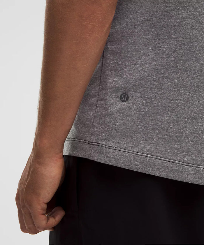 Pi Kappa Alpha lululemon Evolution Short-Sleeve Polo - Heathered Black