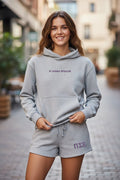 Pi Sigma Epsilon Fave Fit Hoodie and Short Set - Ladies
