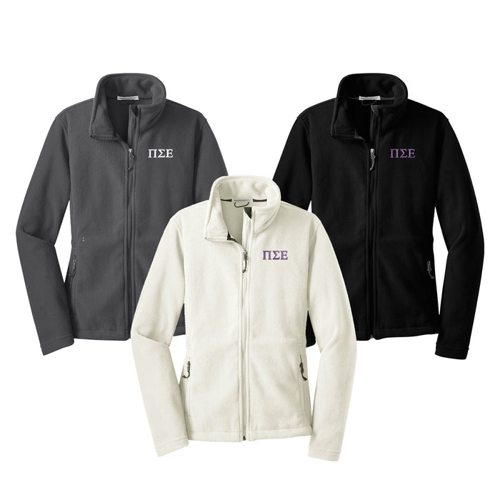 Pi Sigma Epsilon Fleece Jacket - Ladies Fitted