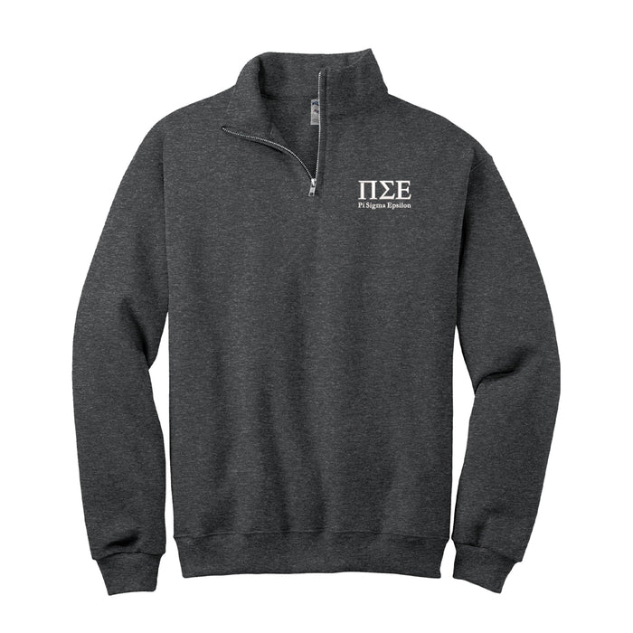 Pi Sigma Epsilon Quarter Zip Pullover Sweatshirt