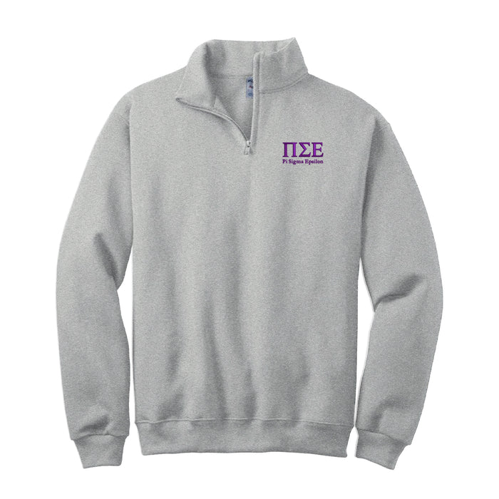 Pi Sigma Epsilon Quarter Zip Pullover Sweatshirt