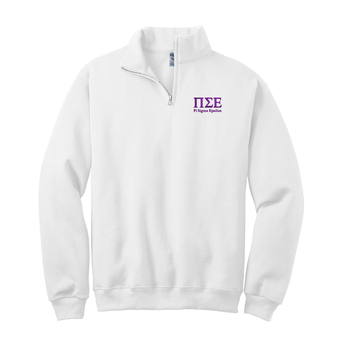 Pi Sigma Epsilon Quarter Zip Pullover Sweatshirt