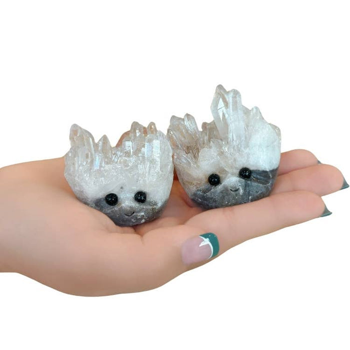Picki Nicki Punk Rocks Quartz Crystals with Faces Crystal Hedgehogs