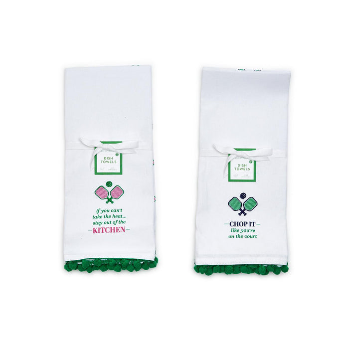 PICKLEBALL DISH TOWELS, SET OF 2