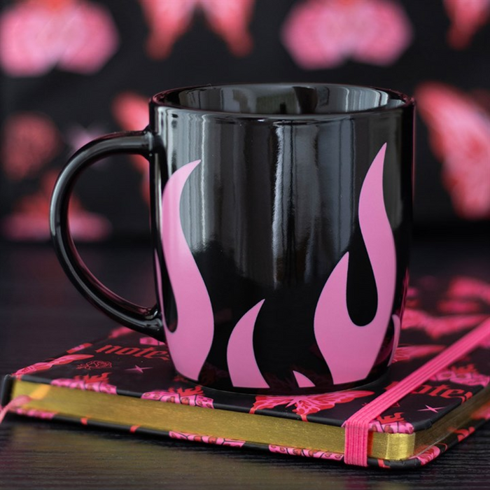 Pink Flame Mug